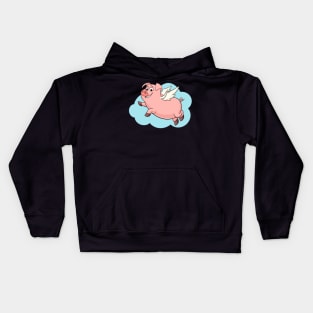 When Pigs Fly Kids Hoodie